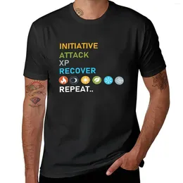 Canotte da uomo Gloomhaven Initiative Attack XP Recupera la ripetizione del gioco da tavolo Grafica - T-shirt da gioco da tavolo Anime Abbigliamento da uomo