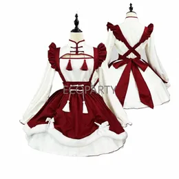 Anime Lolita Costume da cameriera Cosplay Kawaii School Girl Party Maid Role Play Animati Show Plus Size Lg Sleeve Apr Maid Outfit L188 #