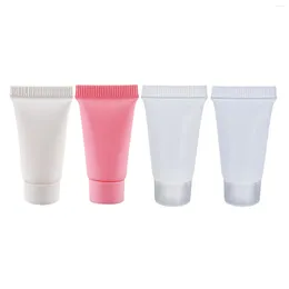 Storage Bottles 100Pcs Empty Soft Tubes Bottle 5ml Refillable. Portable Plastic Container For