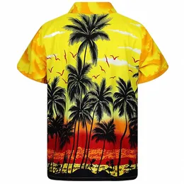 Mens Designer Clothes 3D Printing Shirt Overized Summer 2023 Travel Hawaii Beach Hawaiian Harajuku Floral Camisa Masculino G40H#