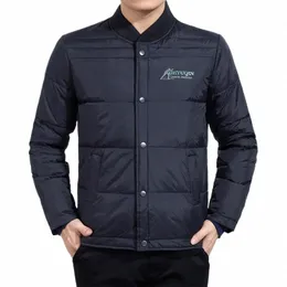 Stehkragen Winter Bomber Ente Daunen Parkas Männer Warme Dicke Daunenjacken Männlich Vater Geschenk Mantel Fi Puffer Oberbekleidung JK-827 c7tG #