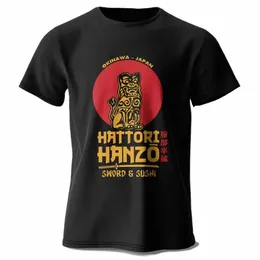 قام Hattori Hanzo بطباعة 100 ٪ Cott Classic Harajuku T-Shirt for Men Women Sportswear Tops Tees Q6Zn#