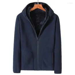 남성용 재킷 두꺼운 따뜻한 파카 면화 목장 후드 재킷 패션 캐주얼 스타일 바람에 걸친 최고 품질의 지퍼 편안한 의류