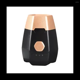 Colheres USB Incense Burner Árabe Eletrônico Bakhoor Difusor Portátil Muçulmano Censer Holders Decoração de Casa Preto