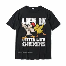 Animal engraçado Fr Dabbing Galo Dab Hen Chicken T-Shirt Tees Bonito Lazer Cott Boy T Shirt Casual 48rT #