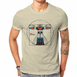 الرجال 192 Vitru Grendizer Goldorak Ufo Robot T Shirt 100 ٪ Cott Cottage خمر الأكمام القميص القميص فكرة الهدية T- القمصان Z8aj#