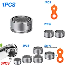 2024 스레드 욕실 수도꼭지 버블러 황동 물 절약 수도꼭지 에어레이터 주방 욕실 탭 교체 가능한 부품 필터 혼합 노즐