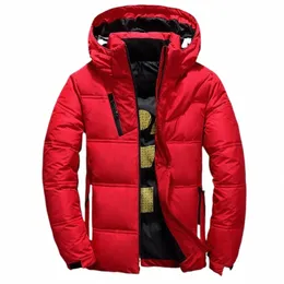 2023 New Down Jacket Men's Short Slim-Fit Korean Versi Thick Warm Hooded Coat Men's Wear Men Winter Jacket G63p＃