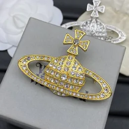 Brand Desinger Brooch Women Crystal Rhinestone Gold Plated Pearl Letter Elegant Brooches Pin Fashion Gifts Jewelry Accessories Party High Quality