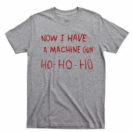 2019 Fi Now I Have A Machine Gun Maglietta Die Hard Ho John McClane Movie Tees 55AG #