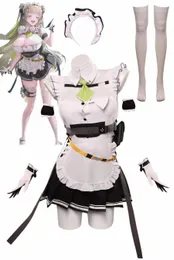 ソーダコスプレメイド博士女性コスチュームアニメゲームニッケビクトリーロールプレイファンタジアハレンカーニバルパーティー服F2MD＃