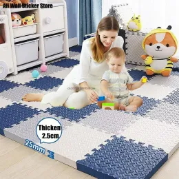 Çıkartmalar Kalın 2,5 cm Bebek Puzzaz Mat Oyun Mat Çocuklar Birleştiren Egzersiz Karoları Kamaraları Yer Fayans Oyuncaklar Halı Yumuşak Halı Tırmanma Padi Eva