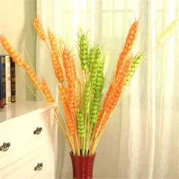 Большой 50 шт., цветок из колосков пшеницы, одиночный, длиной 110 см, для фотографии, свадебного украшения, поделки своими руками, искусственные цветы для вечеринки