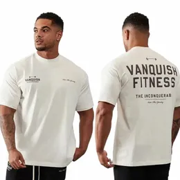 Мужская футболка оверсайз, спортивная футболка Cott, тренировочная футболка с круглым вырезом и короткими рукавами для бега, летняя спортивная футболка Element Gym 85rU#