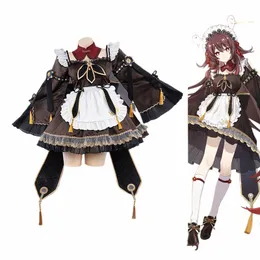 Auf Lager UWOWO Spiel Genshin Impact HuTao Cosplay Kostüm Hu Tao Halen Maid Kostüm Weihnachten Outfit Dr Cosplay Rollenspiel j3Vd #