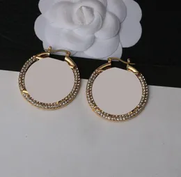 esginer earrings luxury designer ersings sterling godl hoop gold brushed gold color circle erring for women party weddingsジュエリー