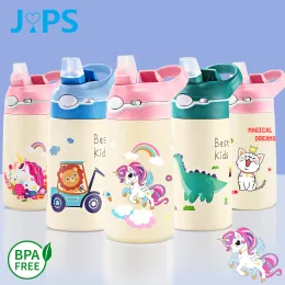 Album Bottiglia termica per bambini da 400 ml Bottiglia d'acqua per unicorno Conservare la bottiglia di acqua fredda Borraccia portatile da viaggio per scuola per bambini Bpa gratuito