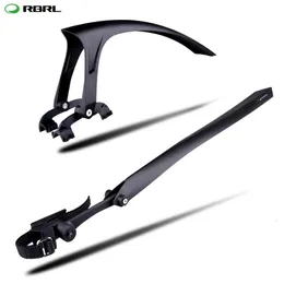 RBRL Bike Fender 700c Wings for Bicycle Protector Accessories Road Bike Mudguard PP Soft Mudguard Ass Saver with Quick Release 240318