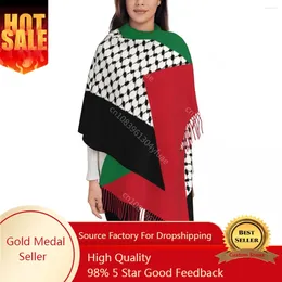 Scarves Palestines Shawls Wraps For Womens Warm Large Long Scarf Palestinian Hatta Kufiya Keffiyeh Pattern Pashminas Shawl