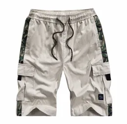 2020 Cargo Shorts da uomo Combat Plus Big Size Capris 4XL 5XL 6XL 7XL Uomo Lg Army Green Baggy Short Maschio Army Green Verde scuro u7Fr #