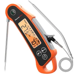 Messgeräte ThermoPro TP710 wiederaufladbare digitale Hintergrundbeleuchtung 2-in-1-Design-Küchenthermometer für Fleischofen-Grillkochen