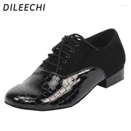 حذاء الرقص ديليشي للرجال طباعة بو بوري اللاتينية الحديثة قاعة الرقص مربع حذاء الصداقة الحذاء