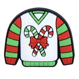 Brutto maglione natalizio in silicone Clog Chanms Decoration Charms Charms Regali per le vacanze