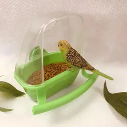 Inne zapasy ptaków naprawiają klatkę i jedzenie dekoracji oka pojemnik na żywność Parrot Feeder Birds Wattering Bowl