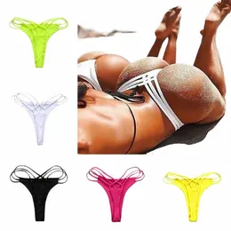 Pasek Cross Squap odzież seksowne bikini dolne dla kobiet fi kąpielowe majtki bikini bezczelne THG BIKINI BOTKIS SWIM TRUNKS