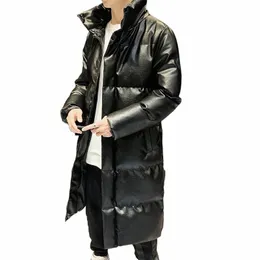Bom inverno pop couro cott-acolchoado jaqueta para homens grosso quente cott jaqueta de alta qualidade roupas marca masculina casual parka 48Cl #