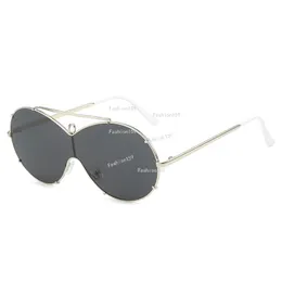 Nowe okulary przeciwsłoneczne jednoczęściowe dla męskich okularów przeciwsłonecznych i okularów przeciwsłonecznych dla kobiet, zintegrowane duże ramy na Instagramie, Internet słynne duże okulary przeciwsłoneczne dla kobiet