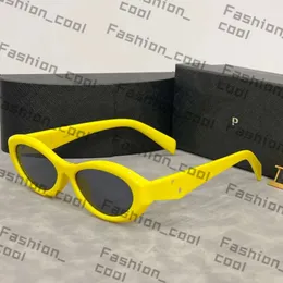 Óculos de sol de designer PPDA Pradely Prafa Pra Ellipses Cat Eye Óculos de sol para mulheres pequenas molduras tendência homens óculos de presente praia sombreamento proteção UV 297