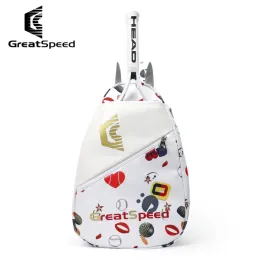 Bags Greatspeed Tenis Racket Backpack with Sneakers Compartment 2 in1 Shoulder Sports Bags Badminton Tennis Bag