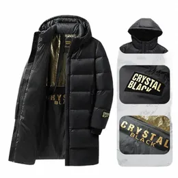 다운 재킷 남자 2024 겨울 검은 방수 남성과 여자 후드 짧은 짧고 LG 푹신한 재킷 따뜻한 흰색 오리 veet 재킷 l8p1#