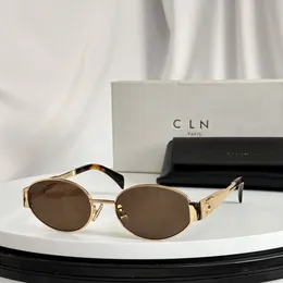 high quality mens Sunglasses Designer sunglasses women C 40235 oval sunglasses beach sunglasses Classic retro luxury eyeglass UV400 unisex high value with box