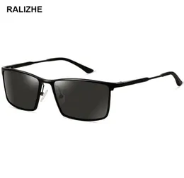 RALIZHE 2019 Neue Marke Designer Männer 039s Polarisierte Luxus Sonnenbrille Rechteck Schwarz Fahren Sport AntiGlare Sonnenbrille gafas 7943436