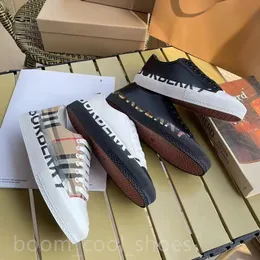 Tasarımcı Flats Ayakkabılar Erkek Kadın Tuval Sneaker Baskılı Yazı Ekose Buzağı Döşeme Eğitimcileri Buzağı Biyo Tabanlı Kauçuk Alt Ayakkabılar Spor Tenis Ayakkabıları