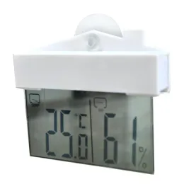 Mätare digitala fönstertermometer Hydrometer inomhus utomhus väderstation Suctio