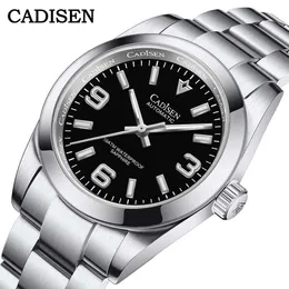 Cadisen New Automatic Japan NH35 Movement Night Glow Men 's Mechanical Watch 8213