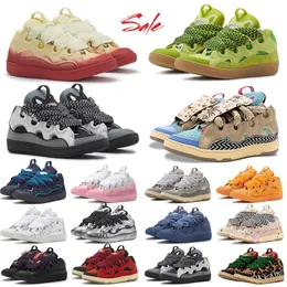AAA+kvalitet lavines skor lavins designer skor lavin kvinnor plattform läder trottoarkant sneakers präglade mor barn nappa kalvskinn dubbel snören chaussures tränare