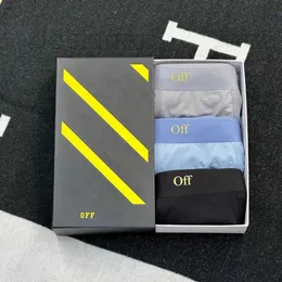 UNDUPTS Designer Invey Giyim Erkekler Kılavuzu Boksörler Yumuşak Diplerden Mektuplar Üç Parçalı Kutularda Rahat Şortlar Boyut Boyut L-XXXL BOXERS 5RY6