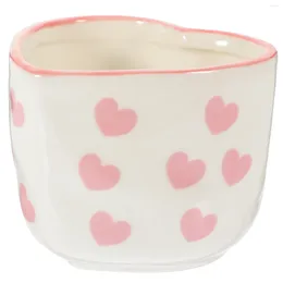 Portacandele Love Cup Candele a forma di cuore Decorano candelieri in ceramica, cene, feste, decorazioni per il bagno
