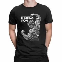 Arnold Schzenegger Camisetas masculinas Venha comigo se você quiser levantar camisetas vintage de manga curta Camisetas Cott Graphic Tops r3m6 #
