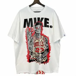 2023 Summer Classic Wl T Shirts Streetwear Anime Casual Harajuku Pure Cott T-shirts Herrkläder Tryck Kort ärm toppar Tees i91L#