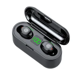 F9 F9-5C TWS 600MAH EARBUDS Power Bank Sport LED Digital Power Wyświetlacz słuchawkowy BT 5.3 SAŁAPTONE bezprzewodowe HiFi stereo słuchawki słuchawki dotykowe zestaw słuchawkowy z mikrofonem LYP006