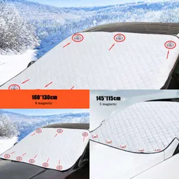 Atualizar protetor de gelo neve do carro janela pára-brisa sun sombra dianteiro traseiro bloco capa viseira acessórios exteriores automóveis