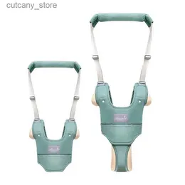 Transportörer slingrar ryggsäckar Nyanlända Baby Walker Portable Baby Harness Assistant Toddler Harness L240320