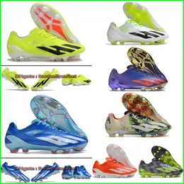 X Crazyfast + Lace FG Sapatos de Futebol Botas Chuteiras Para Mens Crianças Futebol de Crampon Scarpe Da Calcio Fussballschuhe Botas Futbol Chaussures Terreno Firme Ao Ar Livre Com Saco