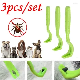 Dog Apparel Flea Remover Hook Tick Removal Tweezer Ticks Pull Pet Cat Accessaries Scratching Extractor Mite Tweezers Comb Louses Pliers