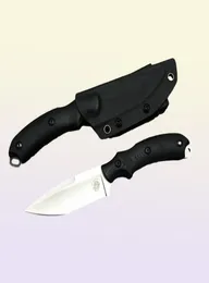 Kydex Sheath D2 강철 높은 경도 G10 손잡이 사냥 야외 캠핑 군용 TA2929959를 가진 Bastinelli Raid Straight Knife 고정 블레이드